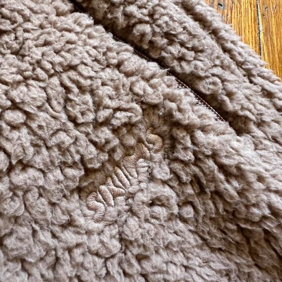 SKIMS Kim Kardashian Teddy High Pile Fleece Sweatpants Women‎ Pink Desert Tan. - Picture 5 of 8